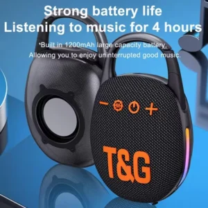 Speaker TG447 Portable Bluetooth5.3 Speakers HiFi Sound Quality TWS Interconnection Suport FM Radio TF Card Playback Low Latency