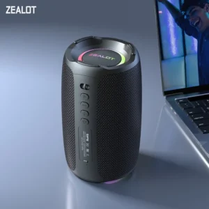 S61 Bluetooth Speaker,with IPX6 Waterproof Protection and Outdoor Bass Sound for Backyard and Beach Party,10W Loudspeaker