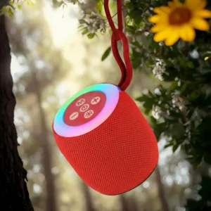 Bluetooth Speaker,  Portable Wireless Speakers with Led Light,  Enhanced Bass, Outdoor Speaker for Travel, Sport, Party, Biking