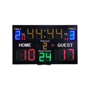 Ganxin LED Display Digital Scoreboard for Basketball Multi-sports Electronic Score Scoring Keeper Board with Countdown Timer