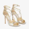 Summer New Fashionable High-heeled Women's Open Toed Sandals Dance Shoes Party Sexy 34-42 Large Women's Shoes