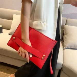 Fashion Luxury Handbag Women Bags PU Leather Designer Ladies Evening Envelope Bag Female Day Clutches 2026 New Lady Clutch Purse