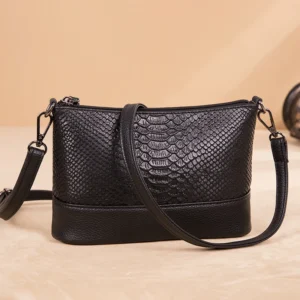 New Soft Genuine Leather Shoulder bags Designer Crocodile Pattern Cowhide Women Handbags Small Ladies Messenger Tote Bag Wallet