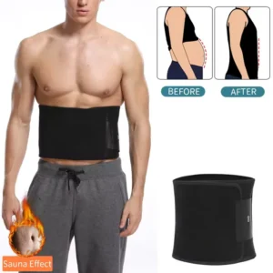 Men Waist Trainer Belly Shapers Abdominal Promote Sweat Body Shaper Slimming Belt Weight Loss Shapewear Trimmer Girdle Shapewear