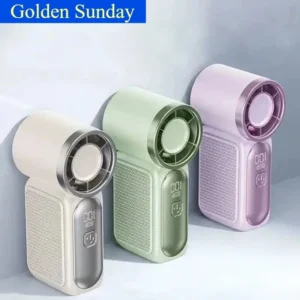 Mini Handheld Fan - Portable Turbo Fan with 100 Wind Speed, 1200mAh & Type-C, - Cooling Blower，Travel,R Cooling Device