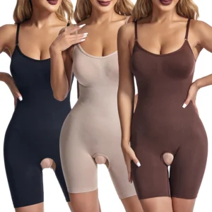 2026 NEW SEXY Women Tummy Control Full Body Shaper Seamless Open Crotch Shorts Waist Trainer Butt Lifter Slimming Underwear