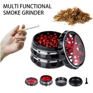High quality portable travel 4-layer manual cigarette grinder, smoking tool, grinding spices, the best gift for brothers