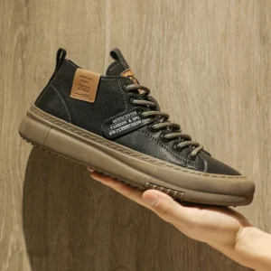Men's Casual Sports Shoes, Fashionable Retro Classic Handmade Design, Breathable and Warm, Suitable for All Seasons, Ideal for Daily Wear, Outdoor Activities, Mountaineering, Hiking, Durable and Wear-Resistant, Not Easily Dirty, Hiking Shoes, Fun Running Shoes for Men