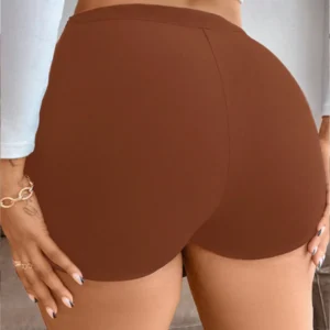 plus Size High Waist Pleated Button Skirt Asymmetric Bandage Shorts Spicy Style Women's Summer Fashion