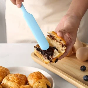 3pcs Silicone Spatulas Set, Non-Stick High Heat Resistant Kitchen Spatula for Baking - Multipurpose for Cake, Bread, Cream, Jam