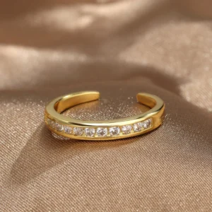3 Pieces of 18K Gold Plated Adjustable Toe Rings for Women, Classy Floral Beach Jewelry
