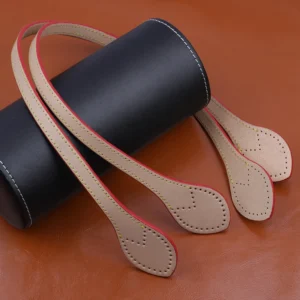 1Pair Genuine Leather Handles Durable Shoulder Bags Detachable Belt Women Handle Strap DIY Handmade Replacement Handbag Straps