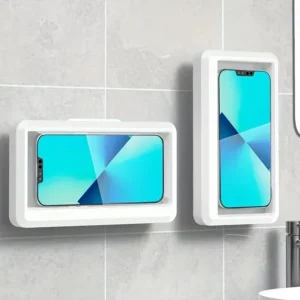 Fixed Universal Waterproof and Anti-fog Mobile Phone Case For Bathhouses Draining Phone Holder Waterproof Touched Shower Phone