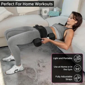 Adjustable Weighted Waist Belt, for Home Workouts, Dumbbell Training & Hip Shaping, Home Gym Fitness Equipment