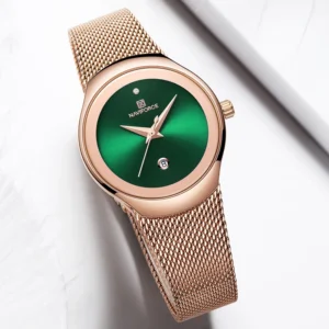 NAVIFORCE Women Watches Fashion Rose Gold Ultra Thin Ladies Watch Luxury Waterproof Quartz WristWatch Woman Relogio Feminino